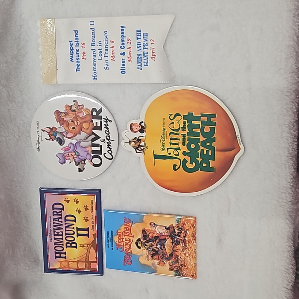 Vintage Disney Collectible Pin Lot